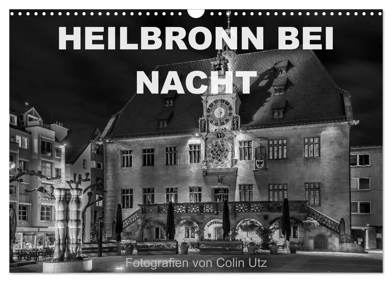 Cover: 9783516125191 | Heilbronn bei Nacht (Wandkalender 2026 DIN A3 quer), CALVENDO...