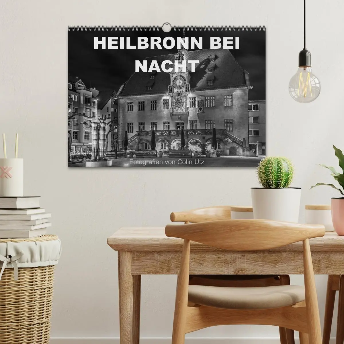 Bild: 9783516125191 | Heilbronn bei Nacht (Wandkalender 2026 DIN A3 quer), CALVENDO...