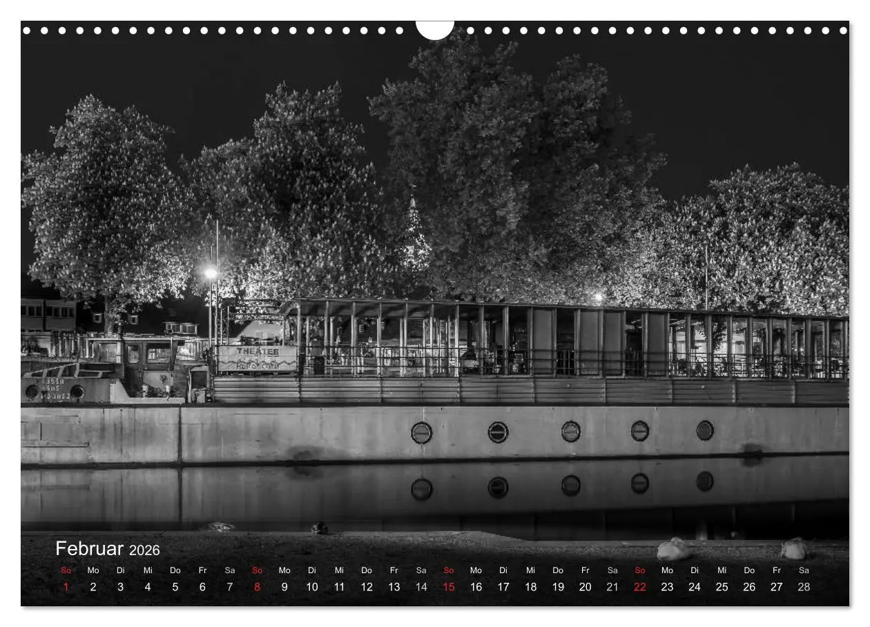 Bild: 9783516125191 | Heilbronn bei Nacht (Wandkalender 2026 DIN A3 quer), CALVENDO...