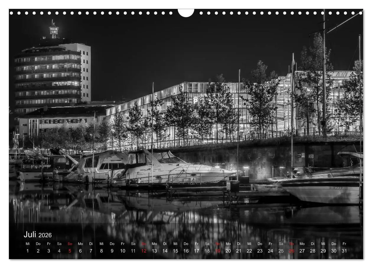 Bild: 9783516125191 | Heilbronn bei Nacht (Wandkalender 2026 DIN A3 quer), CALVENDO...