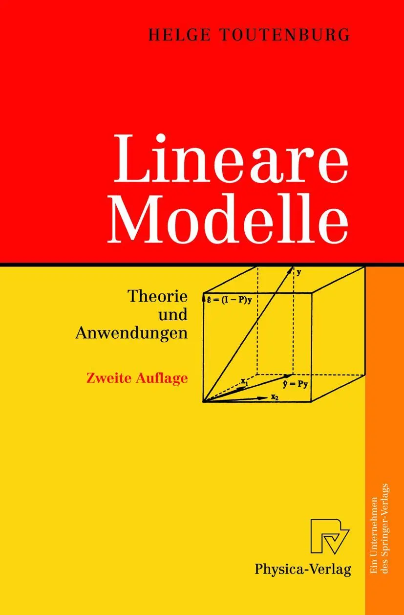 Cover: 9783790815191 | Lineare Modelle | Theorie und Anwendungen | Helge Toutenburg | Buch
