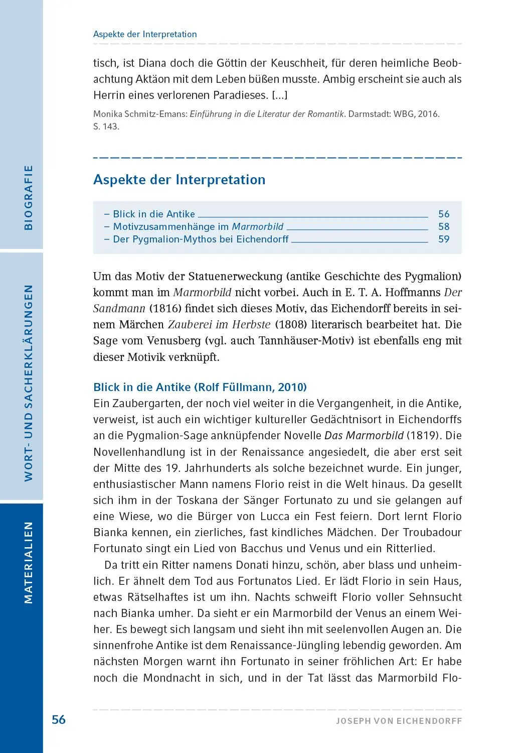 Bild: 9783872915191 | Das Marmorbild | Eine Novelle | Joseph Von Eichendorff | Taschenbuch