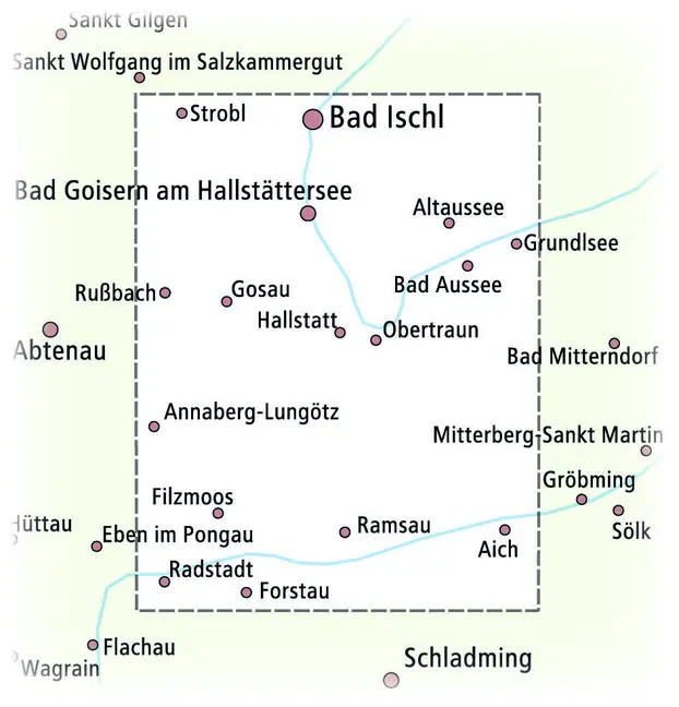 Bild: 9783961325191 | Publicpress Rad- und Wanderkarte Dachstein, Ausseerland, Bad...