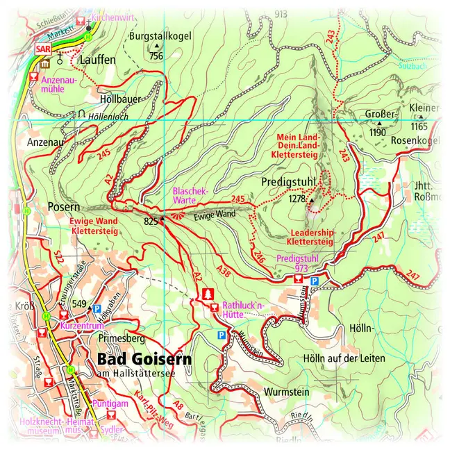 Bild: 9783961325191 | Publicpress Rad- und Wanderkarte Dachstein, Ausseerland, Bad...