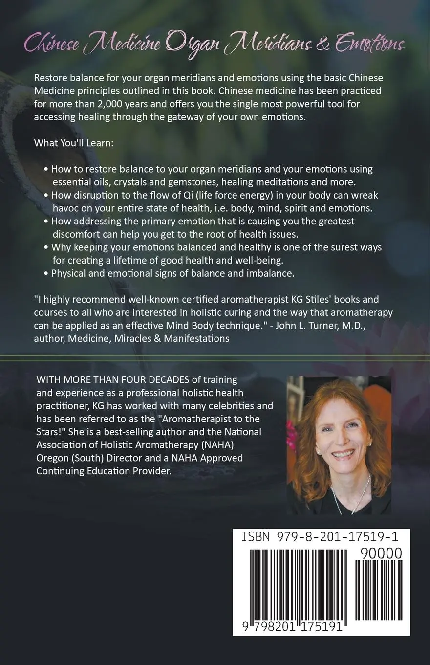 Rückseite: 9798201175191 | Chinese Medicine Organ Meridians &amp; Emotions | Kg Stiles | Taschenbuch