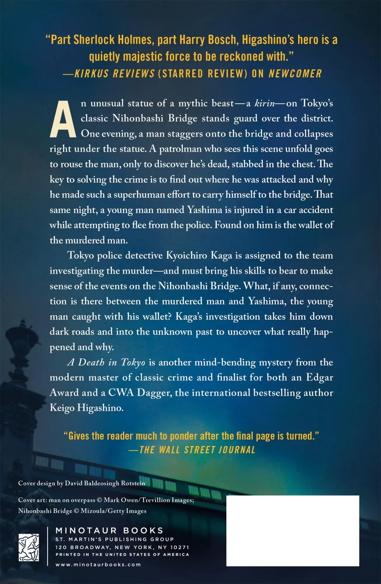 Rückseite: 9781250905291 | A Death in Tokyo | A Mystery | Keigo Higashino | Taschenbuch | 2023