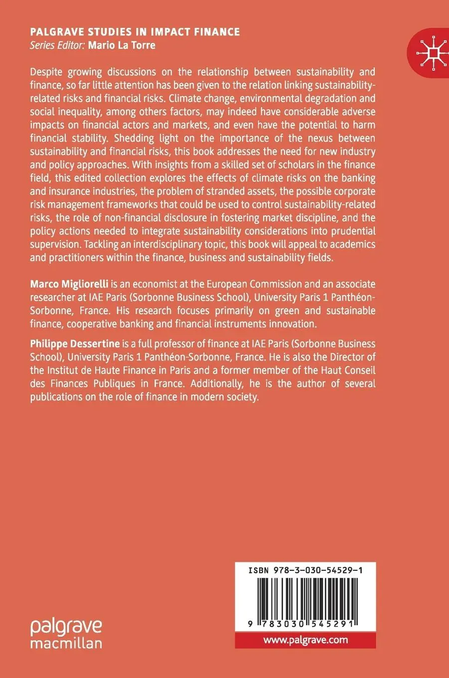 Rückseite: 9783030545291 | Sustainability and Financial Risks | Philippe Dessertine (u. a.) | xix