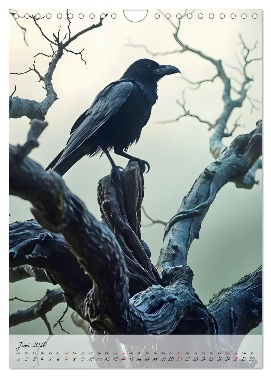 Bild: 9783457265291 | Rabenmond - Ein mystischer Jahresbegleiter (Wandkalender 2026 DIN...