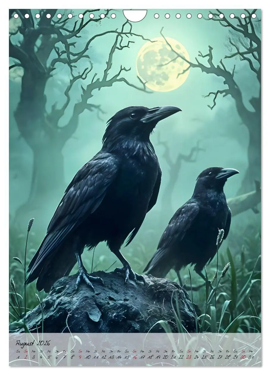 Bild: 9783457265291 | Rabenmond - Ein mystischer Jahresbegleiter (Wandkalender 2026 DIN...