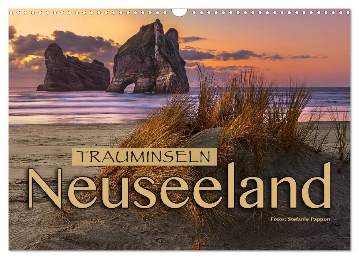 Cover: 9783457885291 | Trauminseln Neuseeland (Wandkalender 2026 DIN A3 quer), CALVENDO...