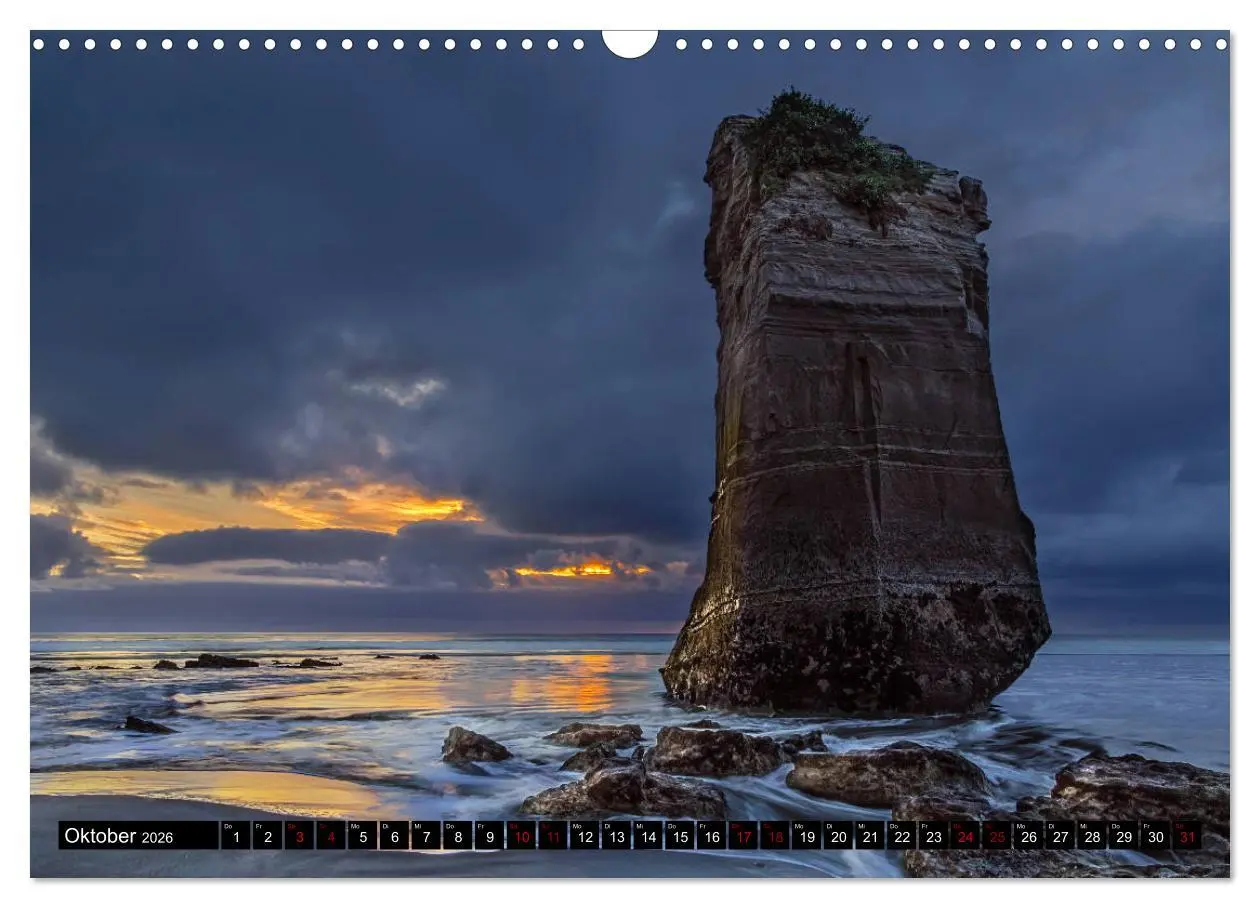 Bild: 9783457885291 | Trauminseln Neuseeland (Wandkalender 2026 DIN A3 quer), CALVENDO...