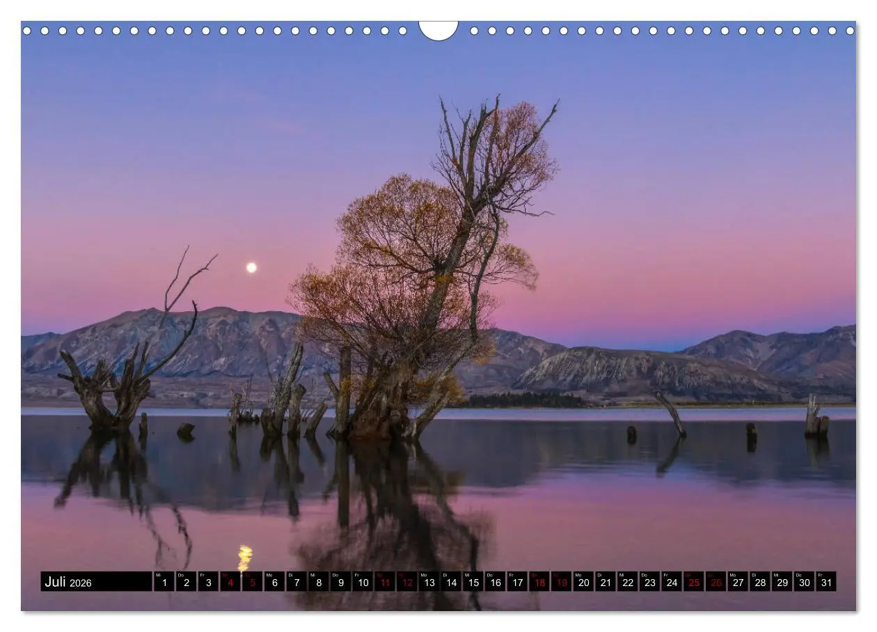 Bild: 9783457885291 | Trauminseln Neuseeland (Wandkalender 2026 DIN A3 quer), CALVENDO...