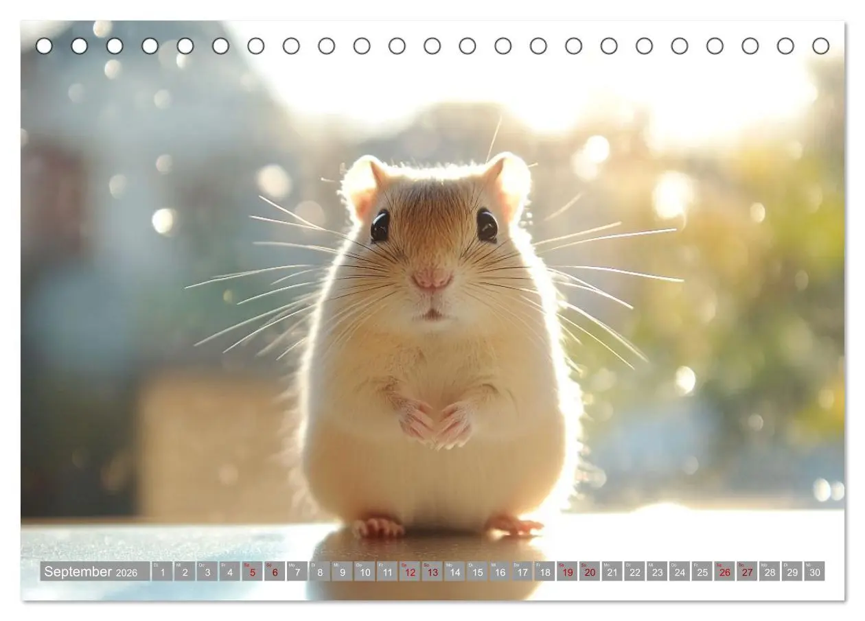 Bild: 9783516595291 | Maus im Haus - der Gerbil Kalender (Tischkalender 2026 DIN A5...