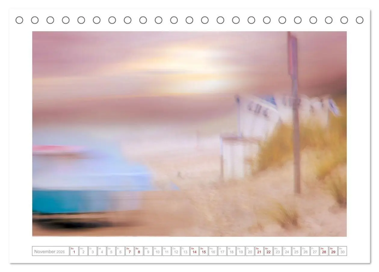 Bild: 9783516735291 | Traumzeit Sylt (Tischkalender 2026 DIN A5 quer), CALVENDO...