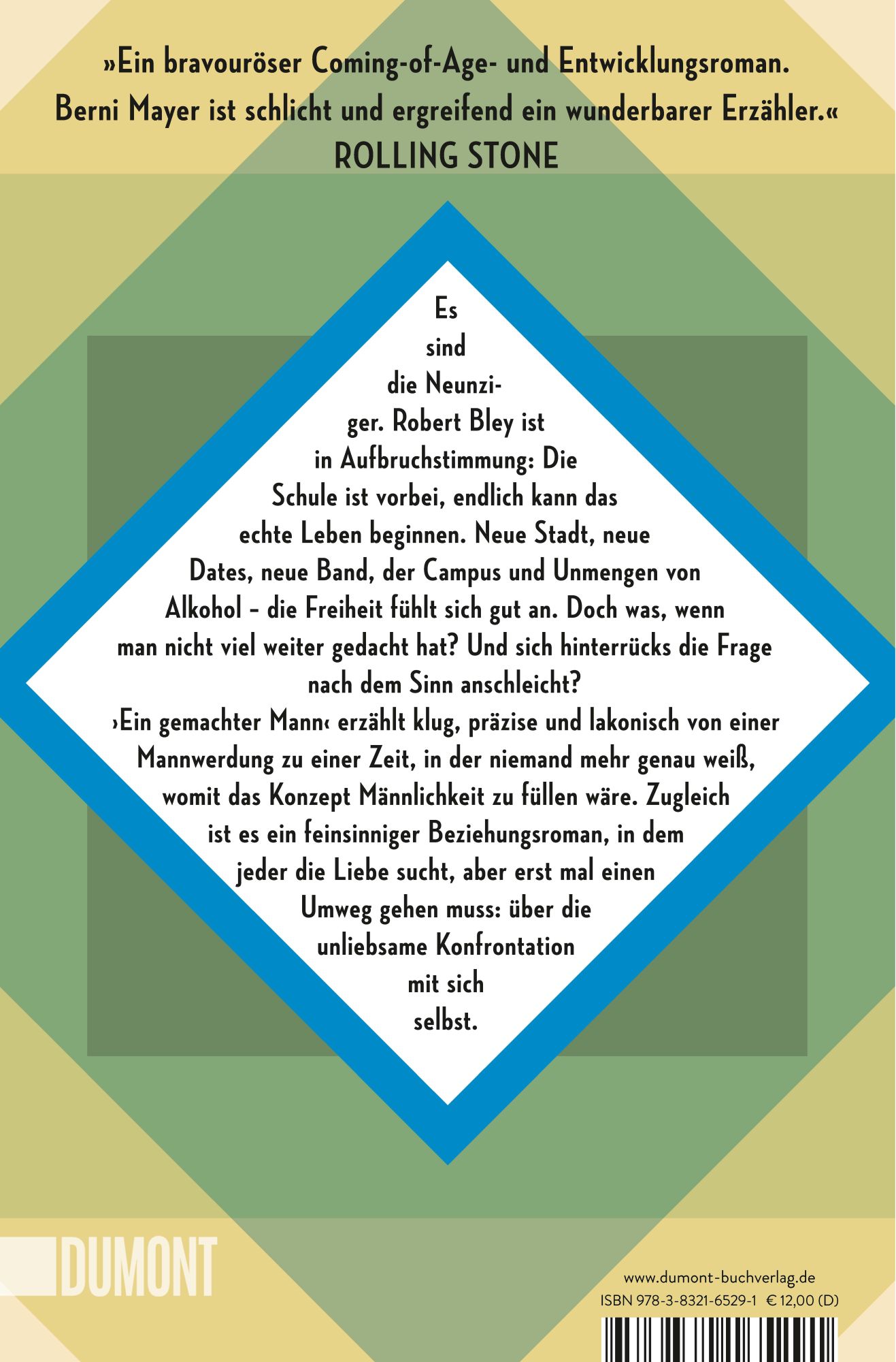 Cover: 9783832165291 | Ein gemachter Mann | Berni Mayer | Taschenbuch | 432 S. | Deutsch