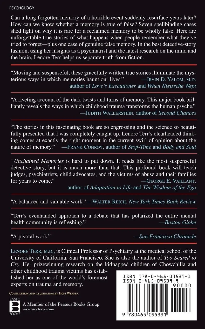 Rückseite: 9780465095391 | Unchained Memories | True Stories of Traumatic Memories Lost and Found