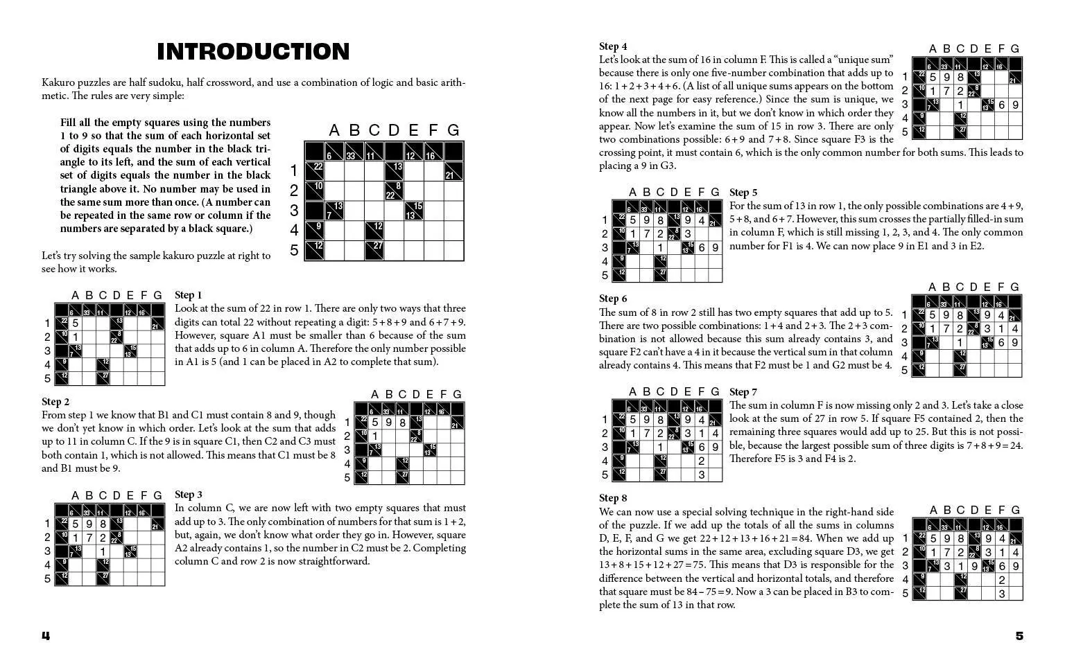 Bild: 9781454935391 | Colossal Kakuro: 72 Massively Mind-Bending Puzzles | Conceptis Puzzles