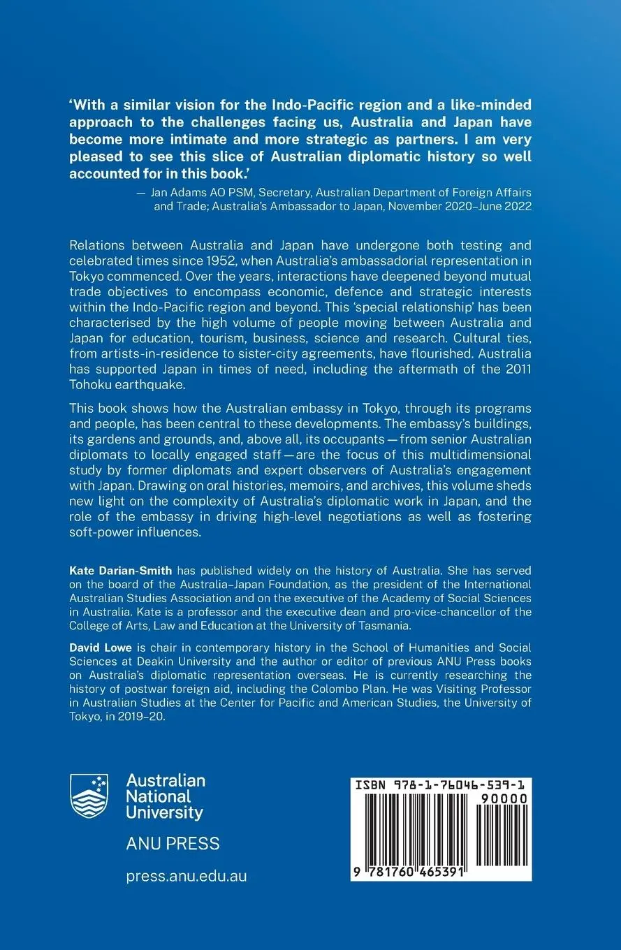 Rückseite: 9781760465391 | The Australian Embassy in Tokyo and Australia-Japan Relations | Buch