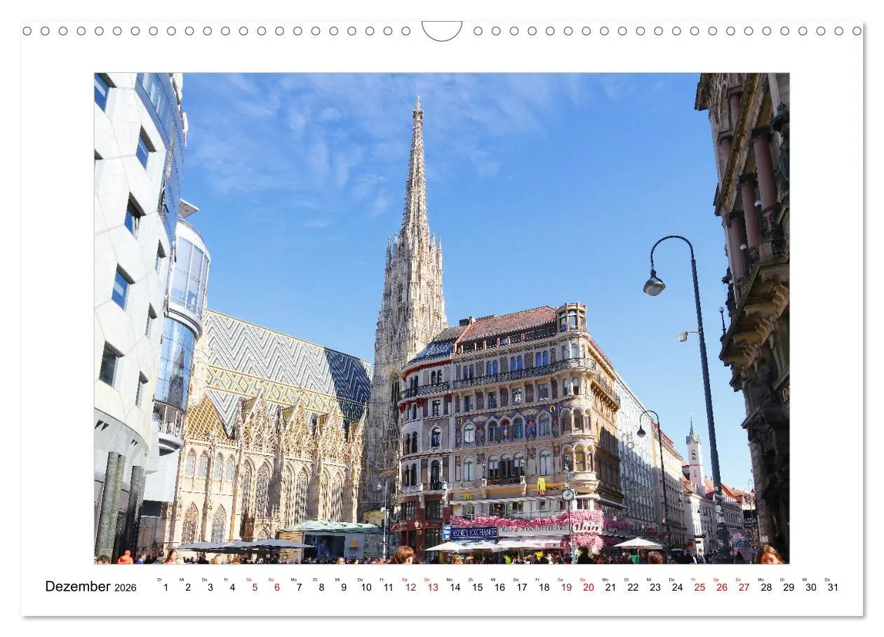 Bild: 9783457325391 | Bezauberndes Wien (Wandkalender 2026 DIN A3 quer), CALVENDO...