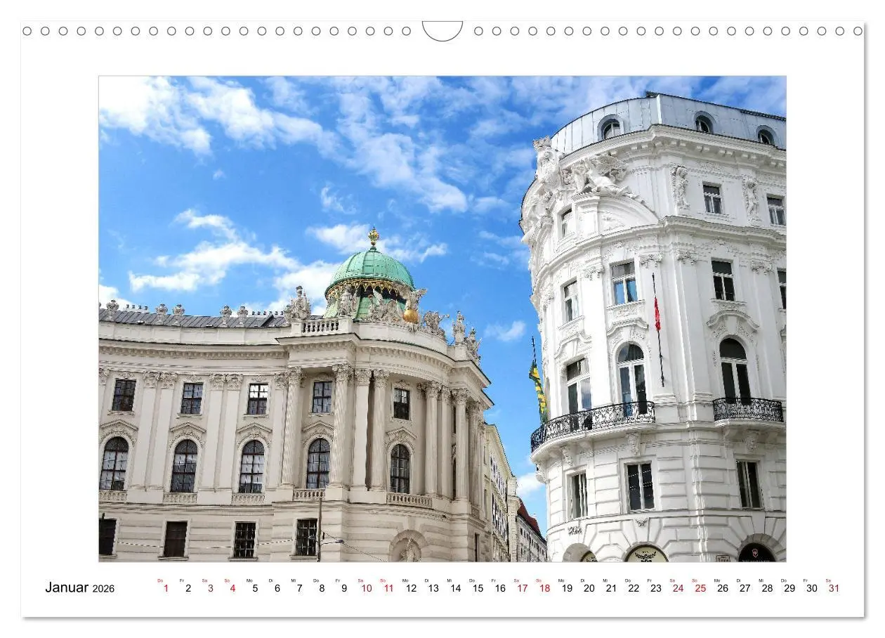 Bild: 9783457325391 | Bezauberndes Wien (Wandkalender 2026 DIN A3 quer), CALVENDO...