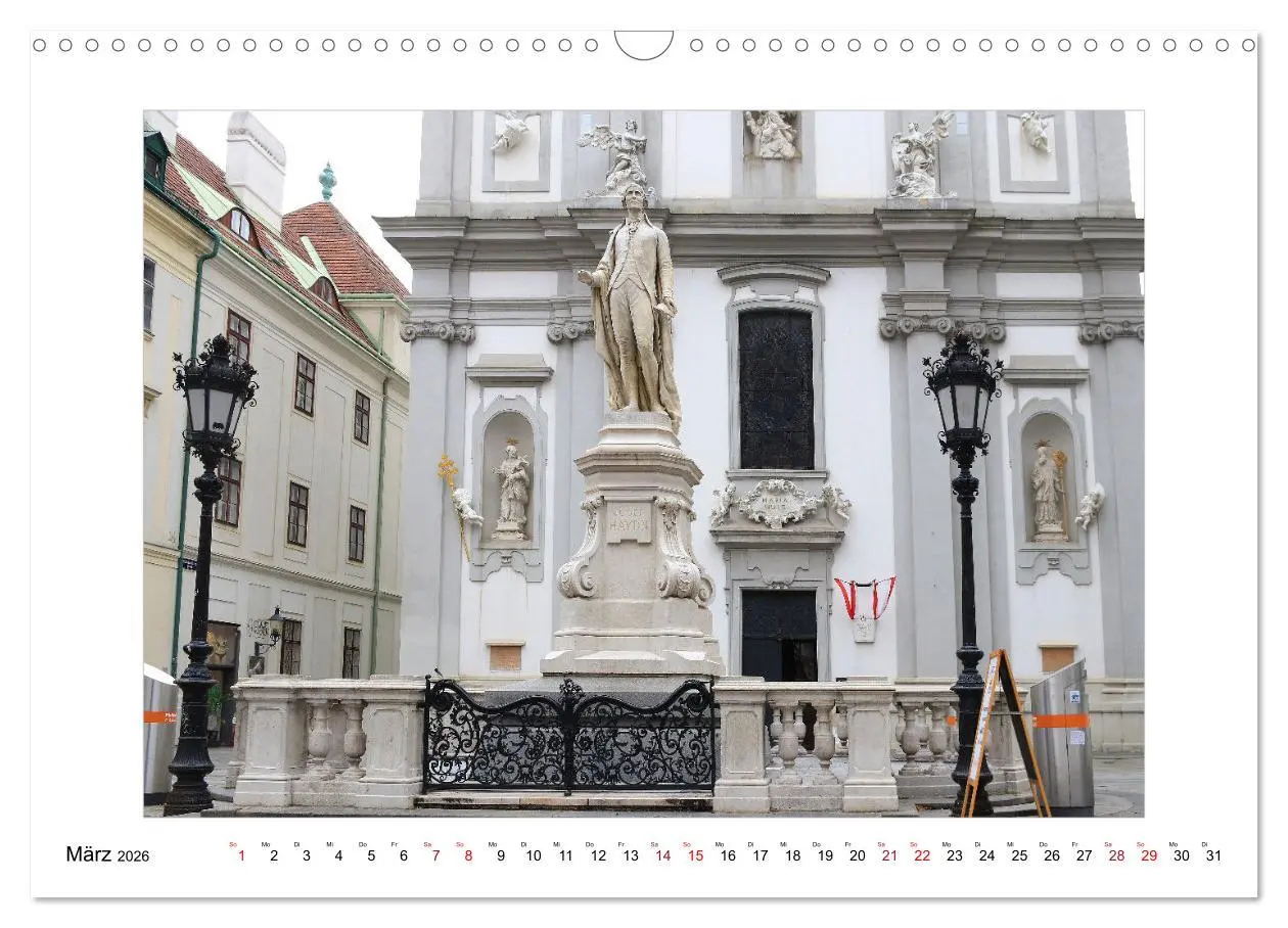 Bild: 9783457325391 | Bezauberndes Wien (Wandkalender 2026 DIN A3 quer), CALVENDO...