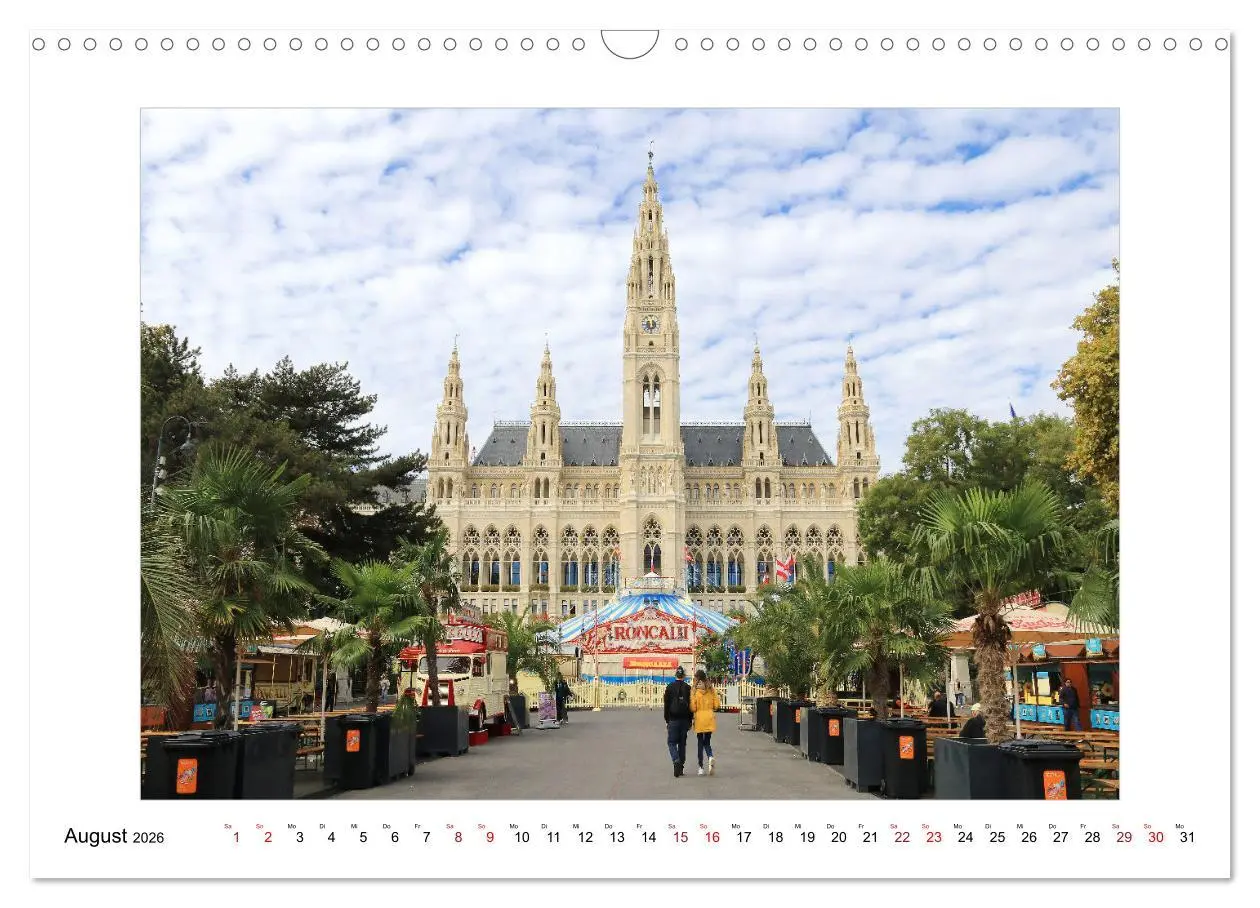 Bild: 9783457325391 | Bezauberndes Wien (Wandkalender 2026 DIN A3 quer), CALVENDO...