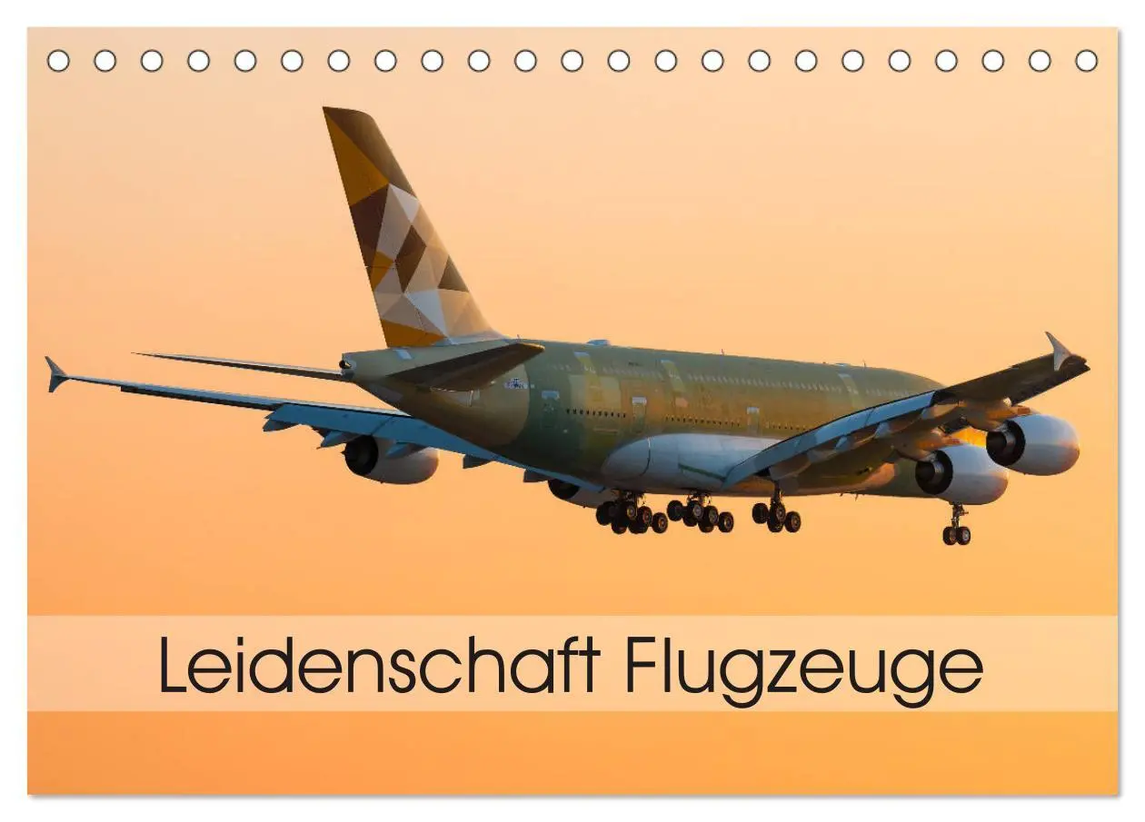 Cover: 9783457875391 | Leidenschaft Flugzeuge (Tischkalender 2026 DIN A5 quer), CALVENDO...