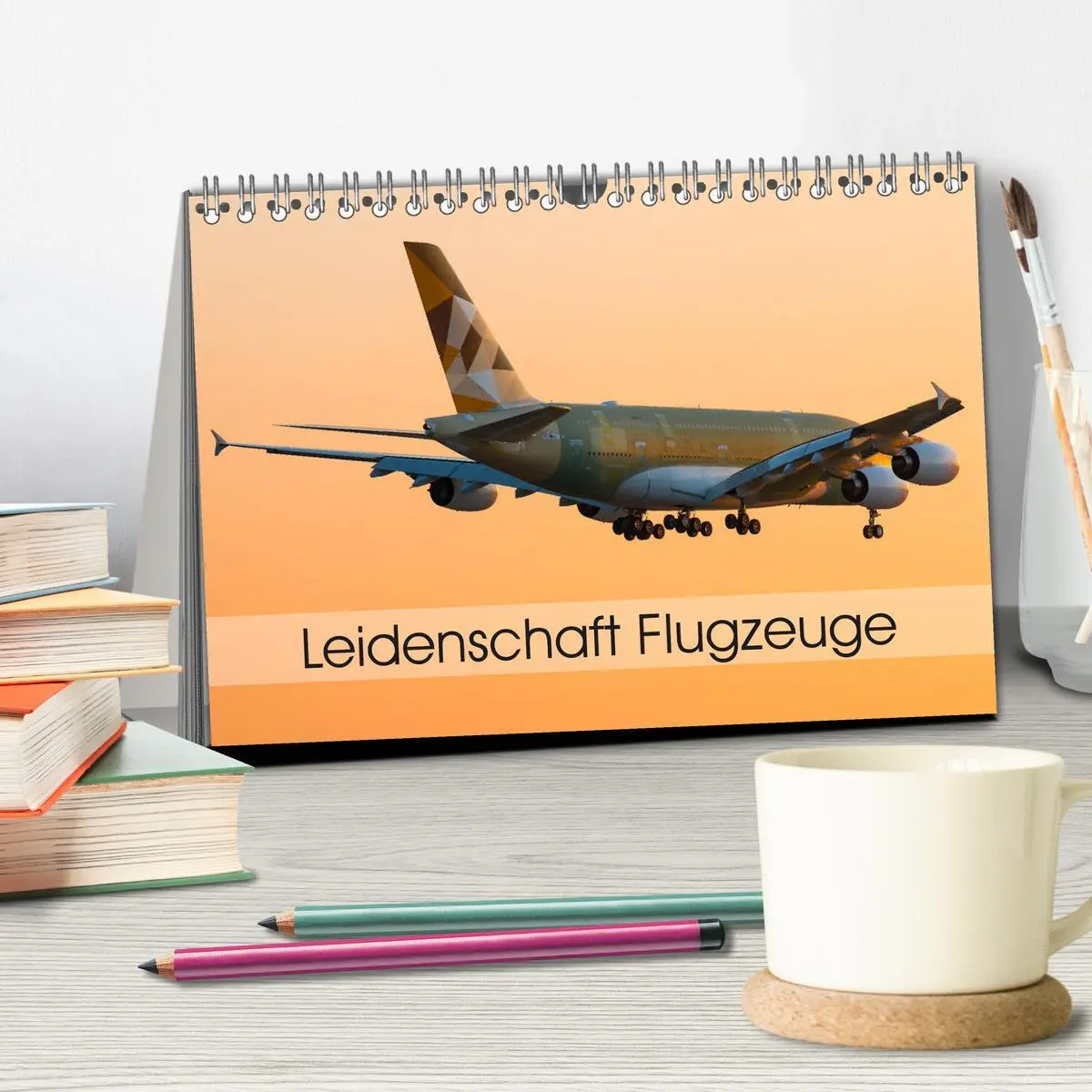 Bild: 9783457875391 | Leidenschaft Flugzeuge (Tischkalender 2026 DIN A5 quer), CALVENDO...