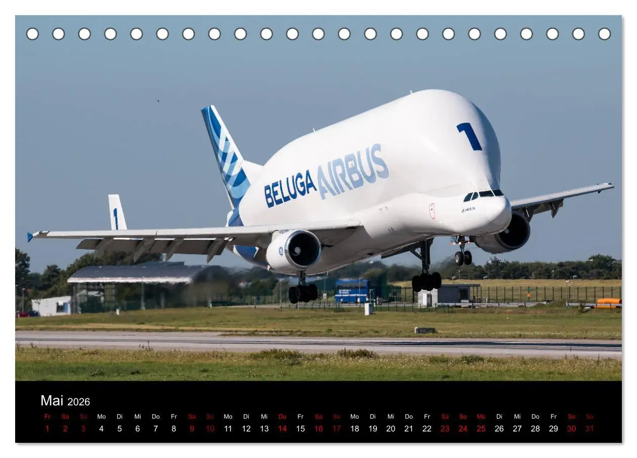 Bild: 9783457875391 | Leidenschaft Flugzeuge (Tischkalender 2026 DIN A5 quer), CALVENDO...