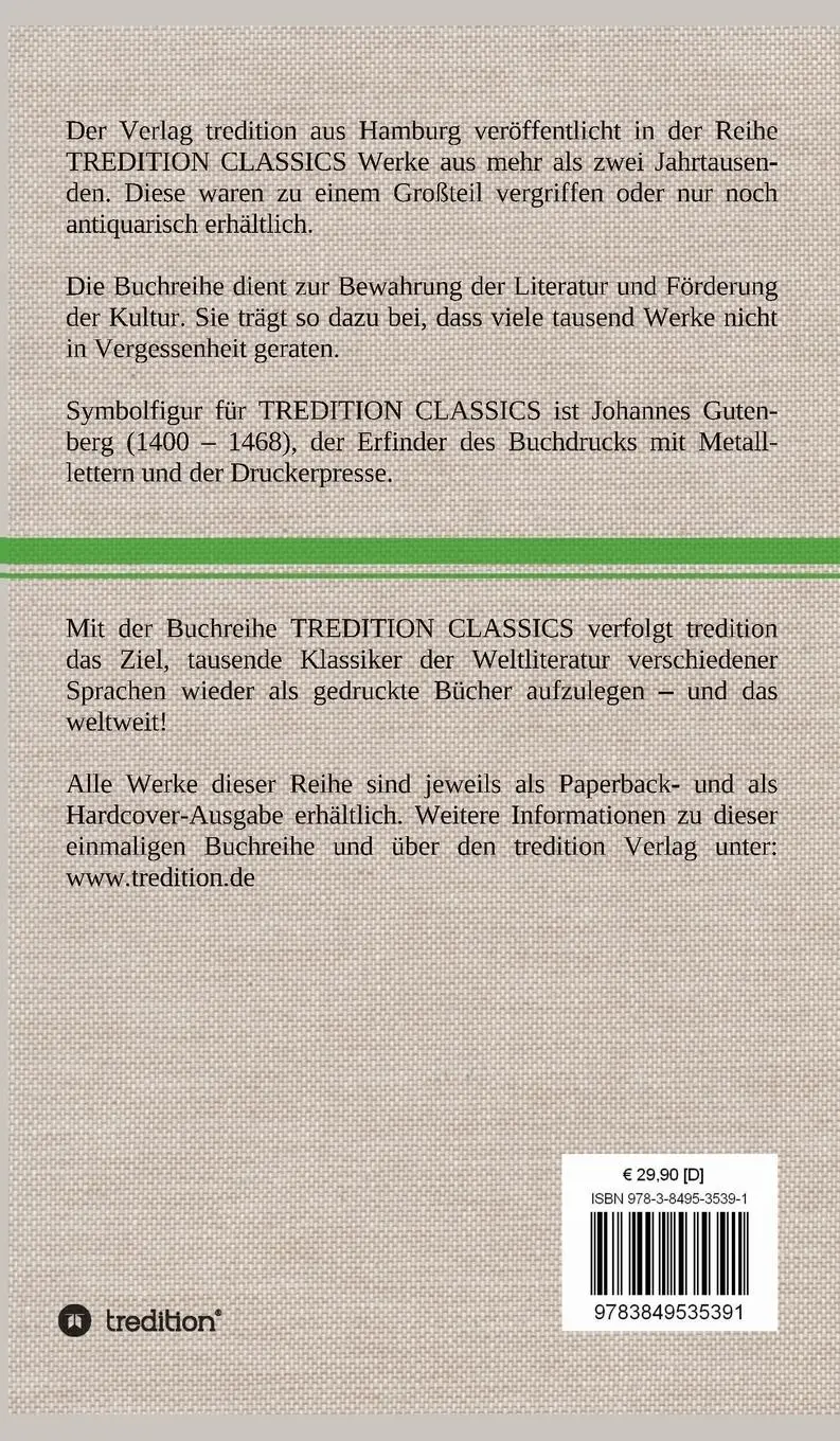 Rückseite: 9783849535391 | Aphorismen | Sudelbücher | Georg Christoph Lichtenberg | Buch | 296 S.
