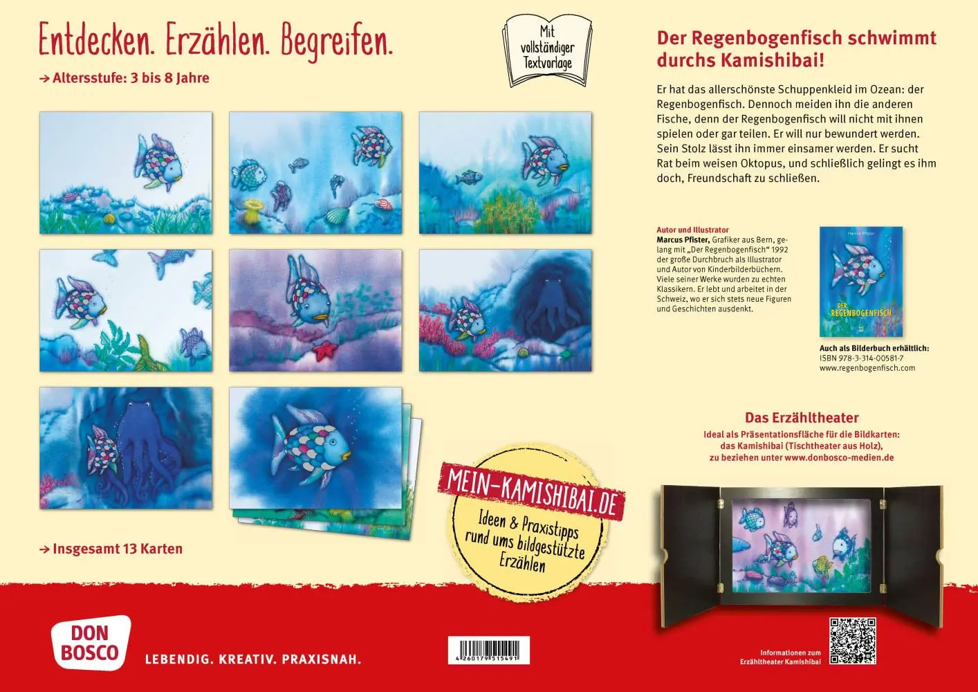Bild: 4260179515491 | Der Regenbogenfisch, mit schillernden Schuppen. Kamishibai...