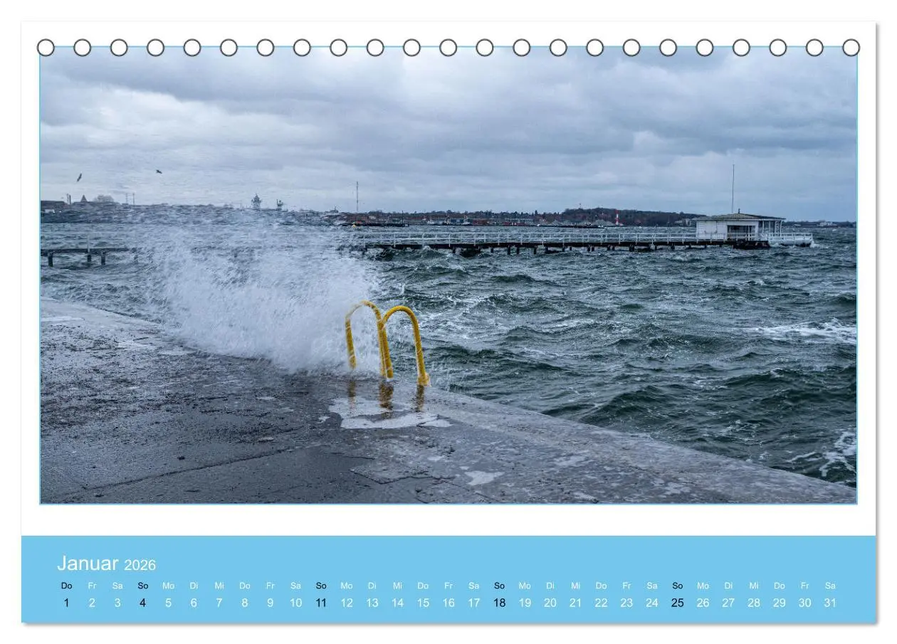 Bild: 9783457625491 | Kiel: Maritime Impressionen (Tischkalender 2026 DIN A5 quer),...