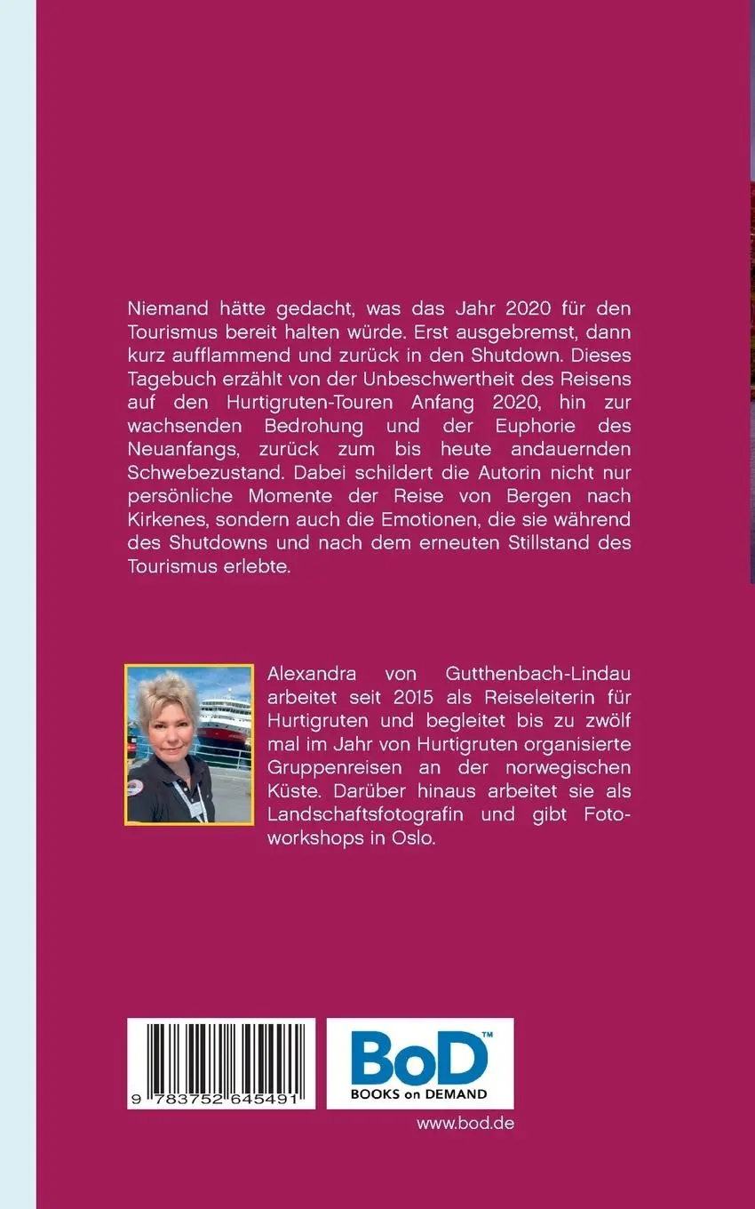Rückseite: 9783752645491 | Das verflixte Corona-Jahr | Alexandra von Gutthenbach-Lindau | Buch