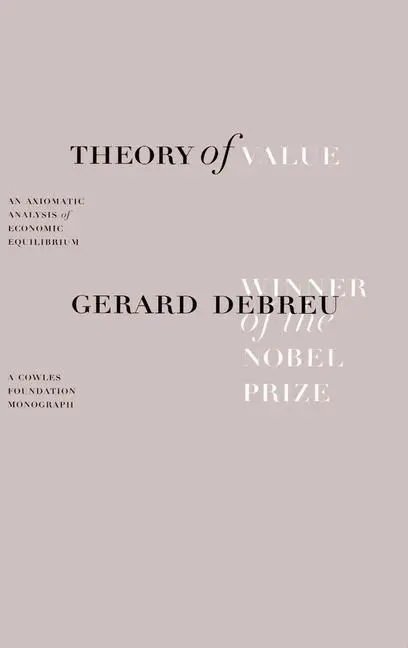 Cover: 9780300015591 | Theory Value; . | An Axiomatic Analysis of Economic Equilibrium | Buch