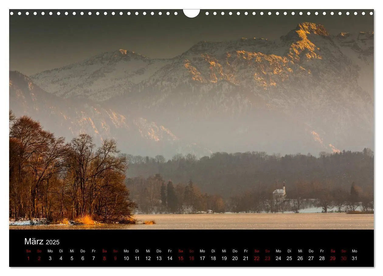 Bild: 9783435455591 | Bayerische Landschaften (Wandkalender 2025 DIN A3 quer), CALVENDO...