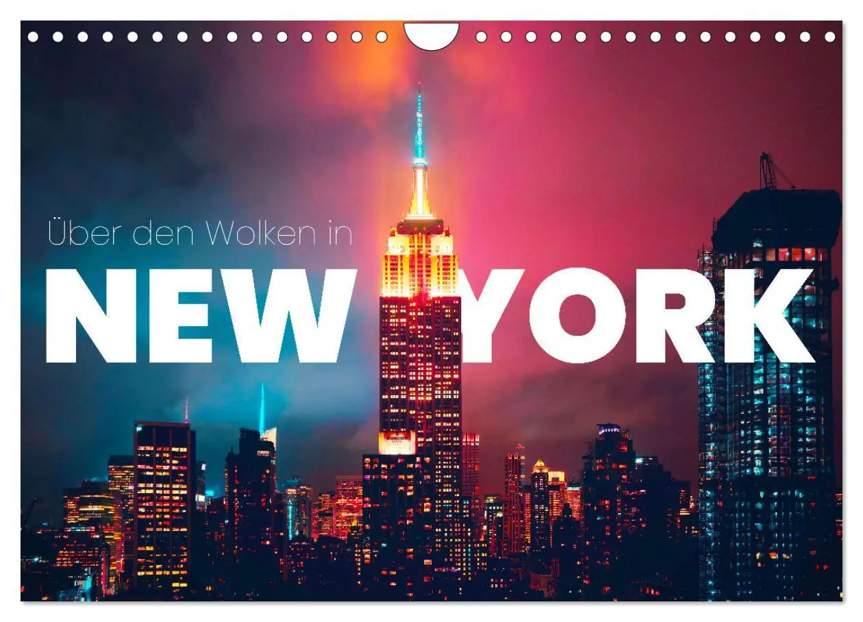 Cover: 9783457615591 | Über den Wolken in New York (Wandkalender 2026 DIN A4 quer),...