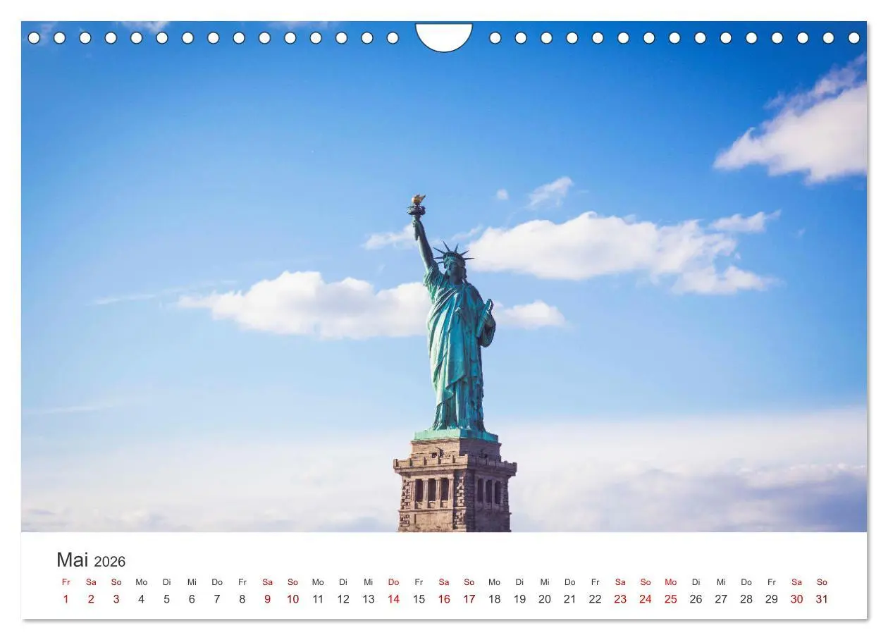 Bild: 9783457615591 | Über den Wolken in New York (Wandkalender 2026 DIN A4 quer),...