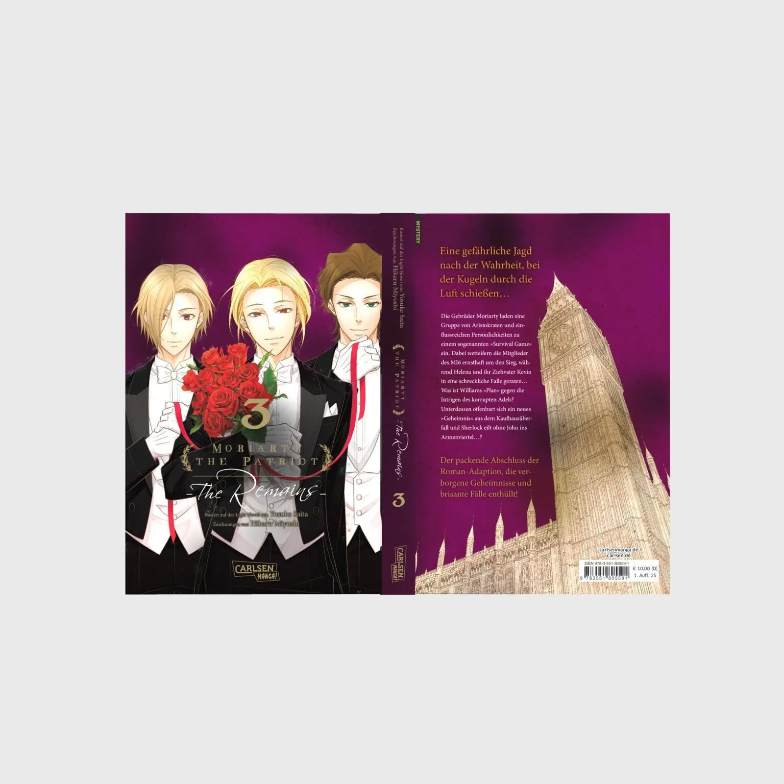 Bild: 9783551805591 | Moriarty the Patriot: The Remains 3 | Yosuke Saita | Taschenbuch