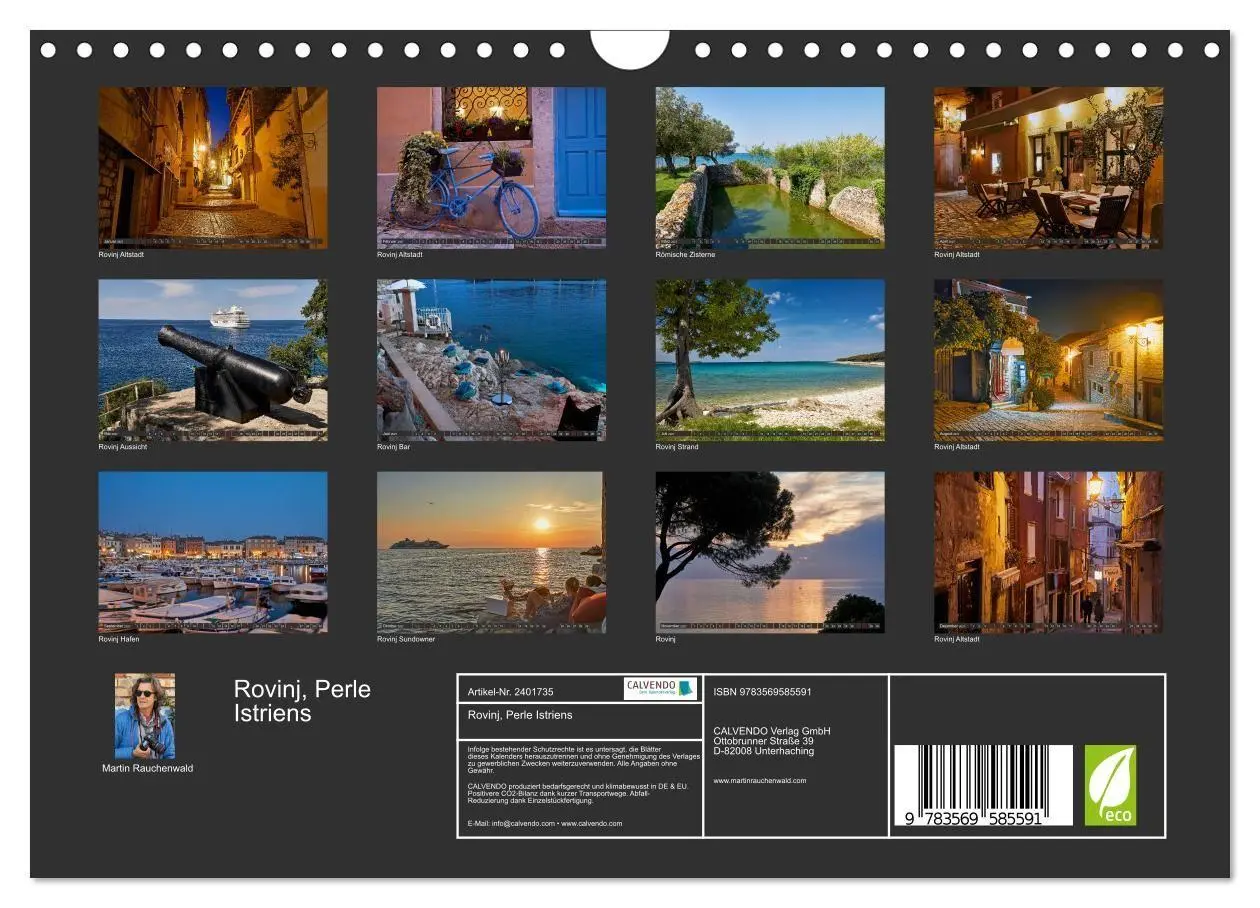 Bild: 9783569585591 | Rovinj, Perle Istriens (Wandkalender 2027 DIN A4 quer), CALVENDO...