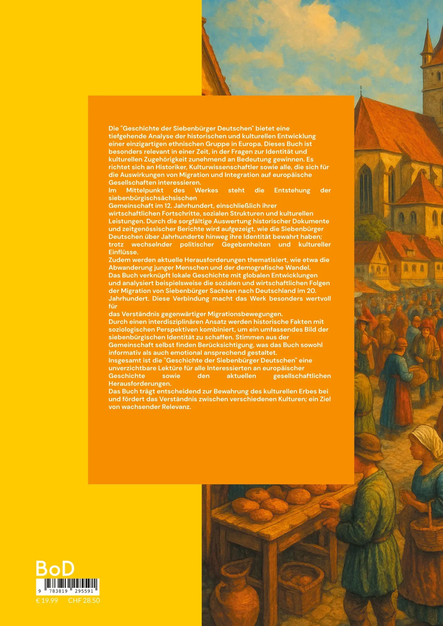 Rückseite: 9783819295591 | Geschichte der Siebenbürger Deutschen | Alexander Armin | Taschenbuch