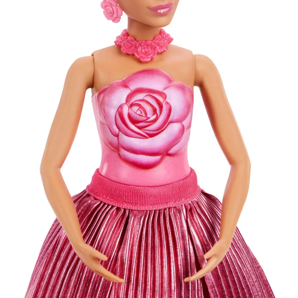 Bild: 194735375691 | Barbie Flower Surprise Puppe - rote Rose | Fensterkarton | JMF59