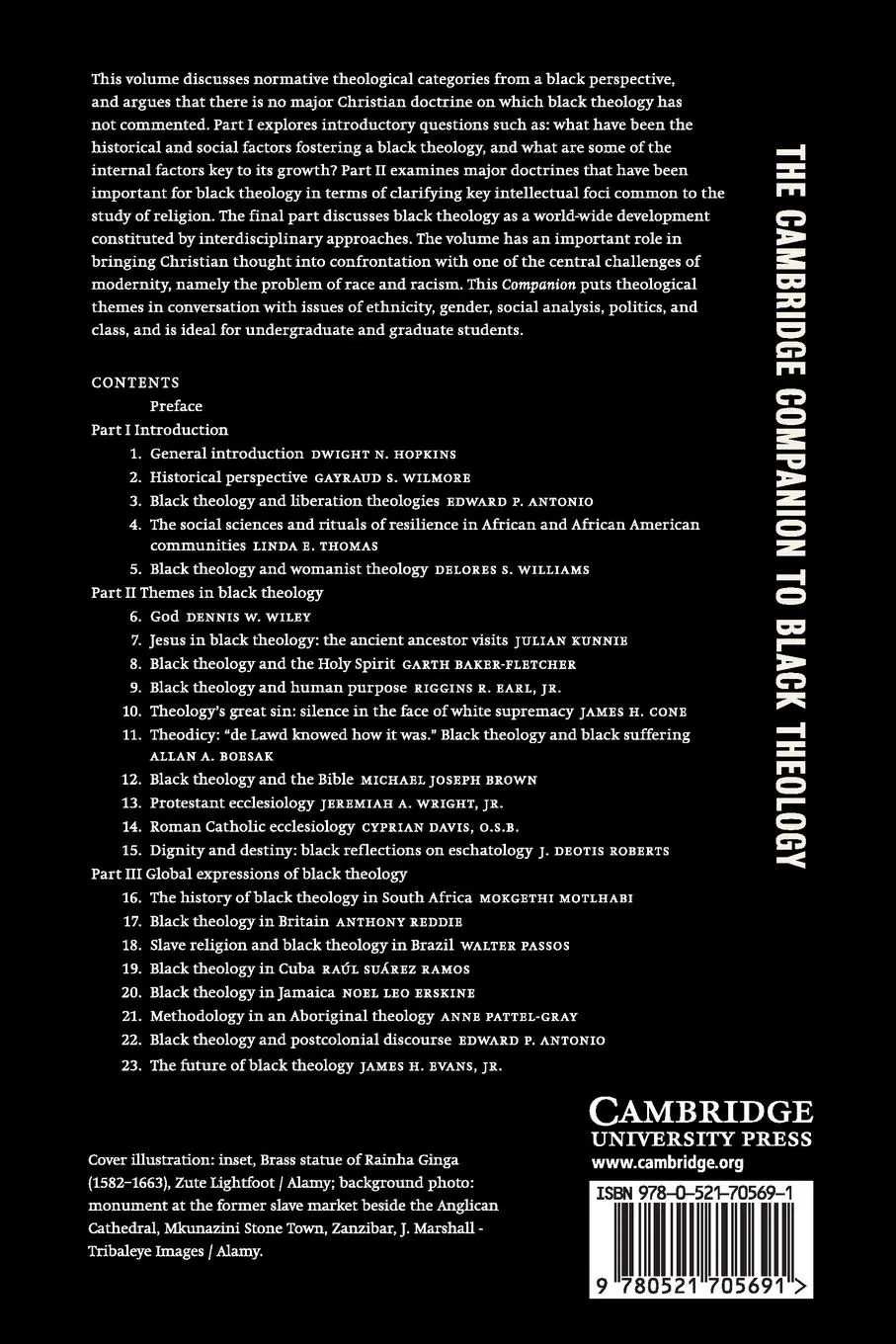 Rückseite: 9780521705691 | The Cambridge Companion to Black Theology | Dwight N. Hopkins (u. a.)