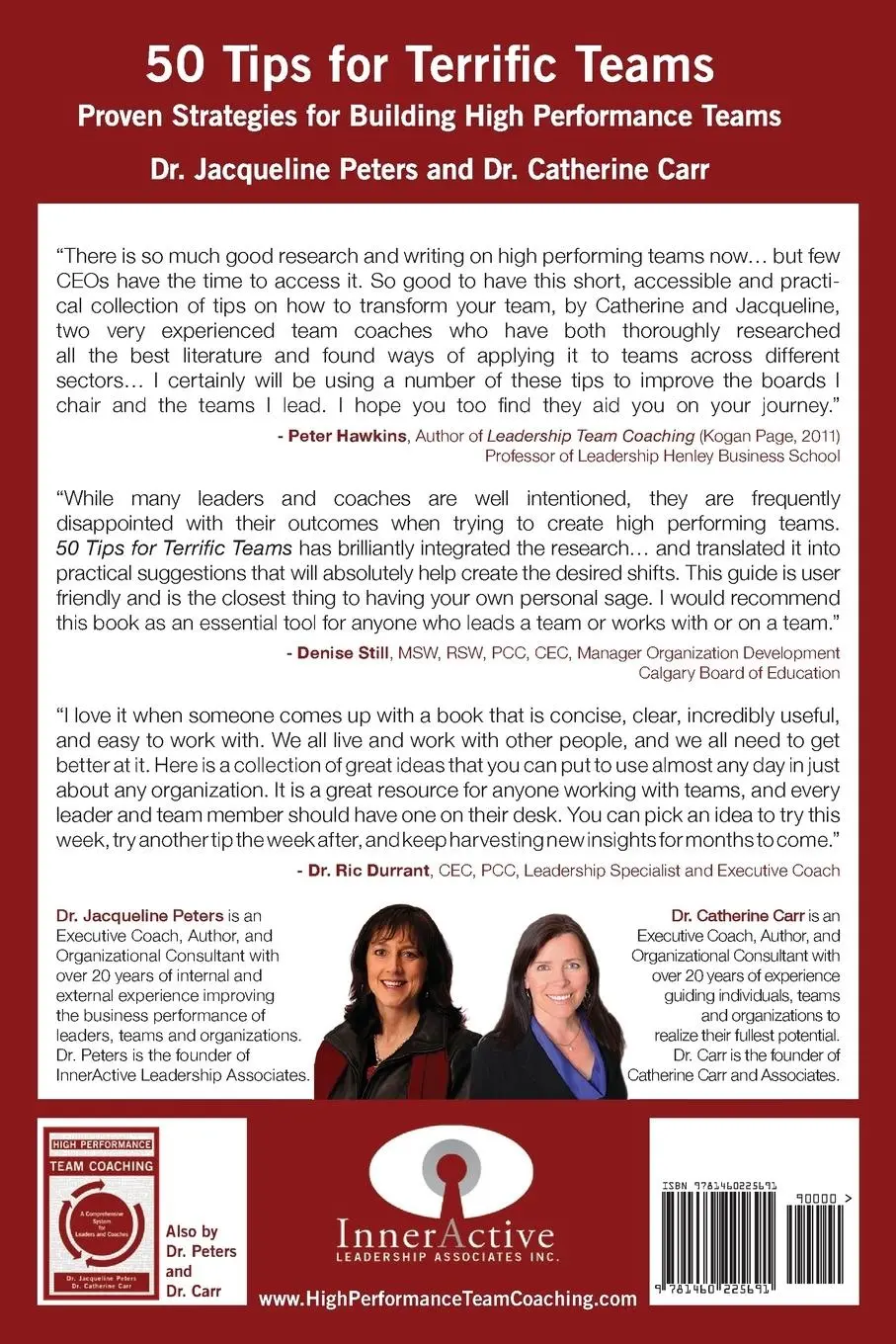 Rückseite: 9781460225691 | 50 Tips for Terrific Teams | Jacqueline Peters (u. a.) | Taschenbuch