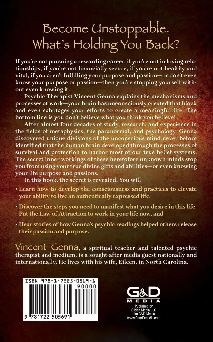 Rückseite: 9781722505691 | The Secret That's Holding You Back | Vincent Genna | Taschenbuch