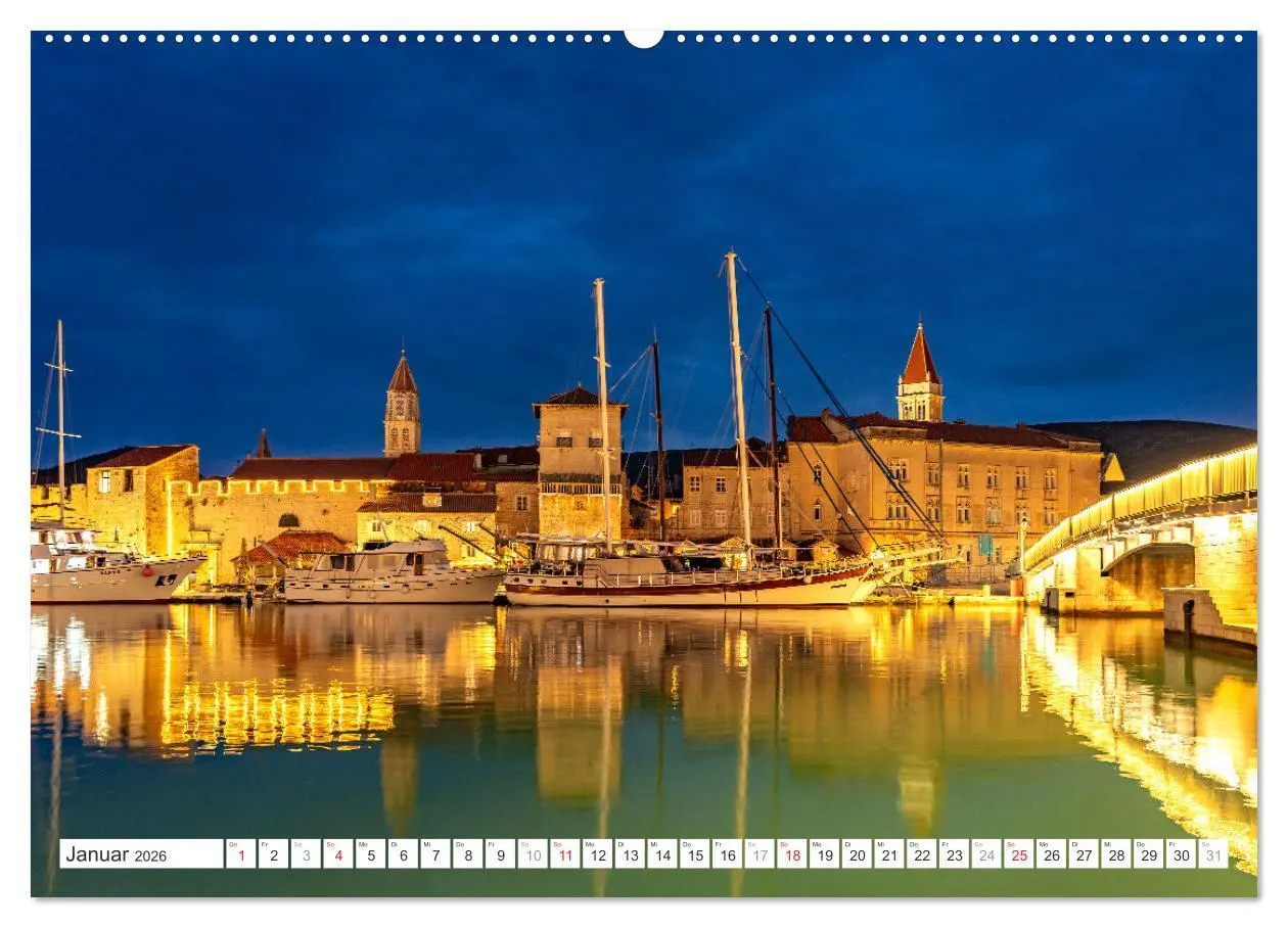 Bild: 9783457395691 | Kroatien - Welterbe Trogir (hochwertiger Premium Wandkalender 2026...