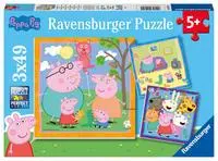 Cover: 4005556055791 | Ravensburger Kinderpuzzle 05579 - Peppas Familie und Freunde - 3x49...