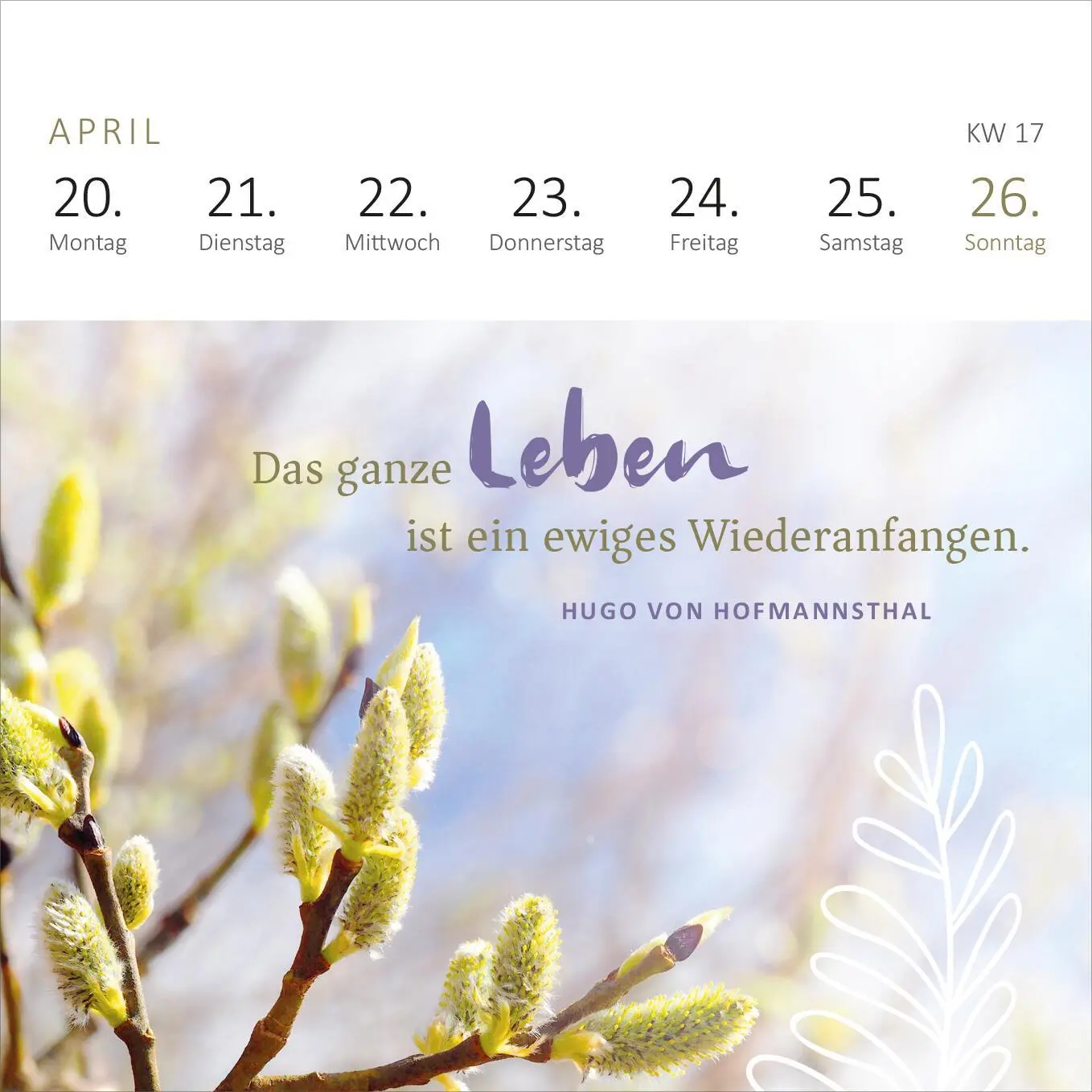 Bild: 4014489135791 | Mini-Wochenkalender Ein Jahr voll Glück 2026 | Kalender | 108 S.