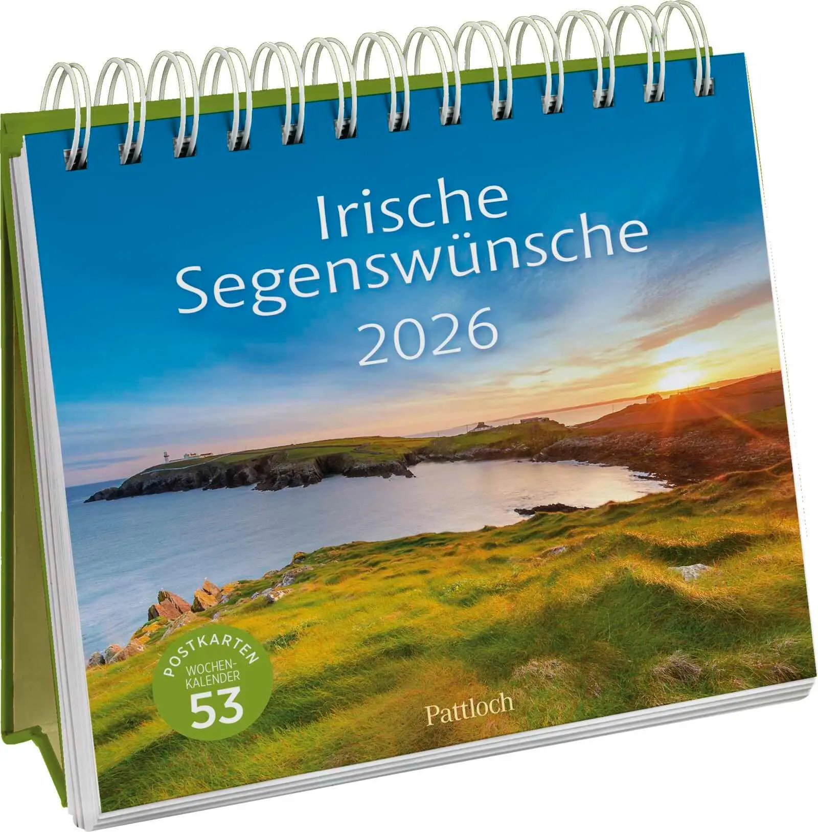 Cover: 4260308345791 | Postkartenkalender 2026: Irische Segenswünsche | Pattloch Verlag