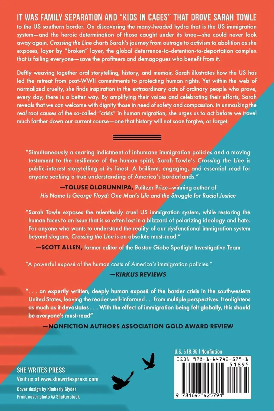 Rückseite: 9781647425791 | Crossing the Line | Finding America in the Borderlands | Sarah Towle