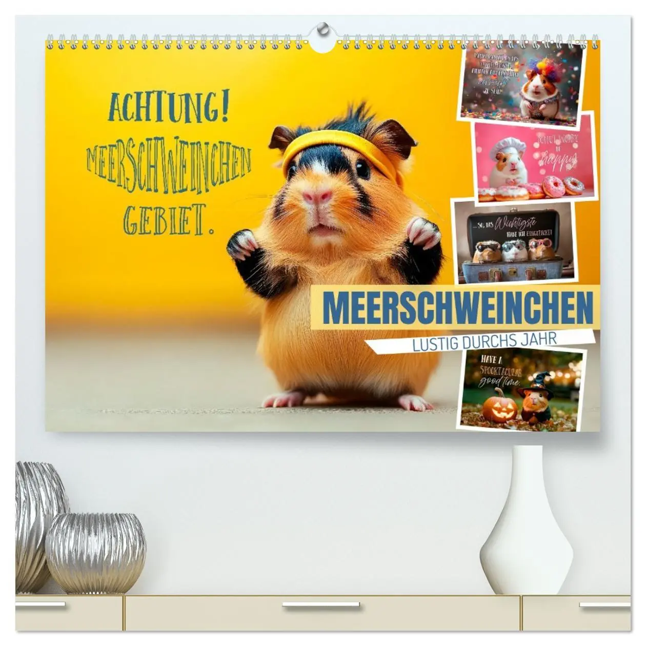 Cover: 9783516235791 | Meerschweinchen LUSTIG DURCHS JAHR (hochwertiger Premium...